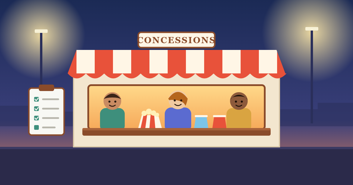 How to Run a Concession Stand Without Burning Out Your Volunteers